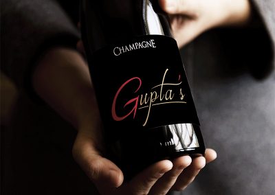 Etiquette Champagne Gupta’s